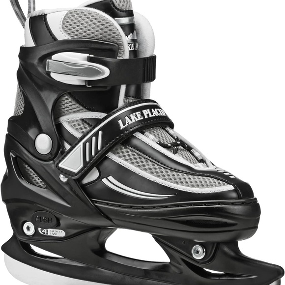 Lake Placid Summit  Adjustable Ice Skates Size 5-8 - Picture 1 of 8